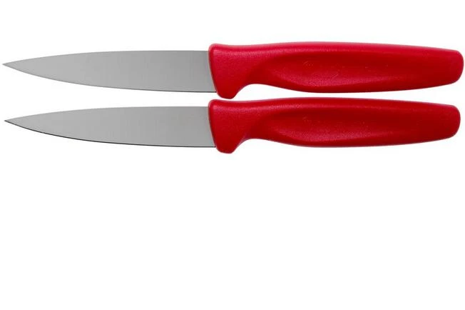Wüsthof Create Collection Peeling Knife 2-piece, Red 1 Wüsthof Create Collection Peeling Knife 2-piece, Red