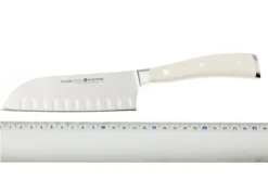Wüsthof IKON White Santoku Knife 14 Cm (5") -Kitchen Knife Shop WU4172 0 05 wusthof classic ikon 4172 0 14 santoku d5