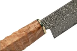 Xin Cutlery XinCraft XC128 Nakiri Maple Burl 20 Cm -Kitchen Knife Shop XC128 05 xin