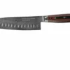 Yaxell Super Gou 37118 Santoku With Dimples 161-layer Damascus Steel, 16.5 Cm